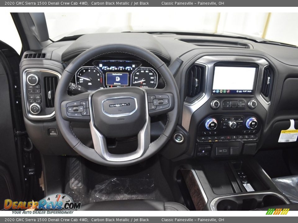 2020 GMC Sierra 1500 Denali Crew Cab 4WD Carbon Black Metallic / Jet Black Photo #5