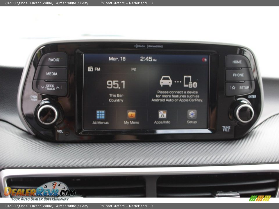 2020 Hyundai Tucson Value Winter White / Gray Photo #15