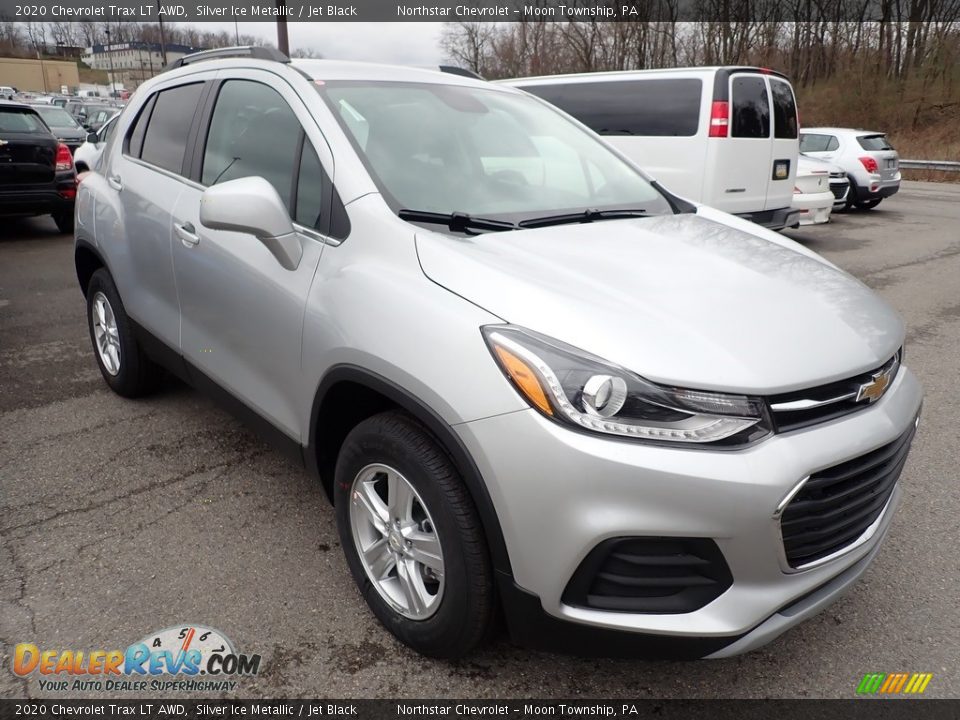 2020 Chevrolet Trax LT AWD Silver Ice Metallic / Jet Black Photo #7