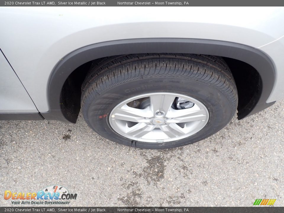 2020 Chevrolet Trax LT AWD Silver Ice Metallic / Jet Black Photo #9