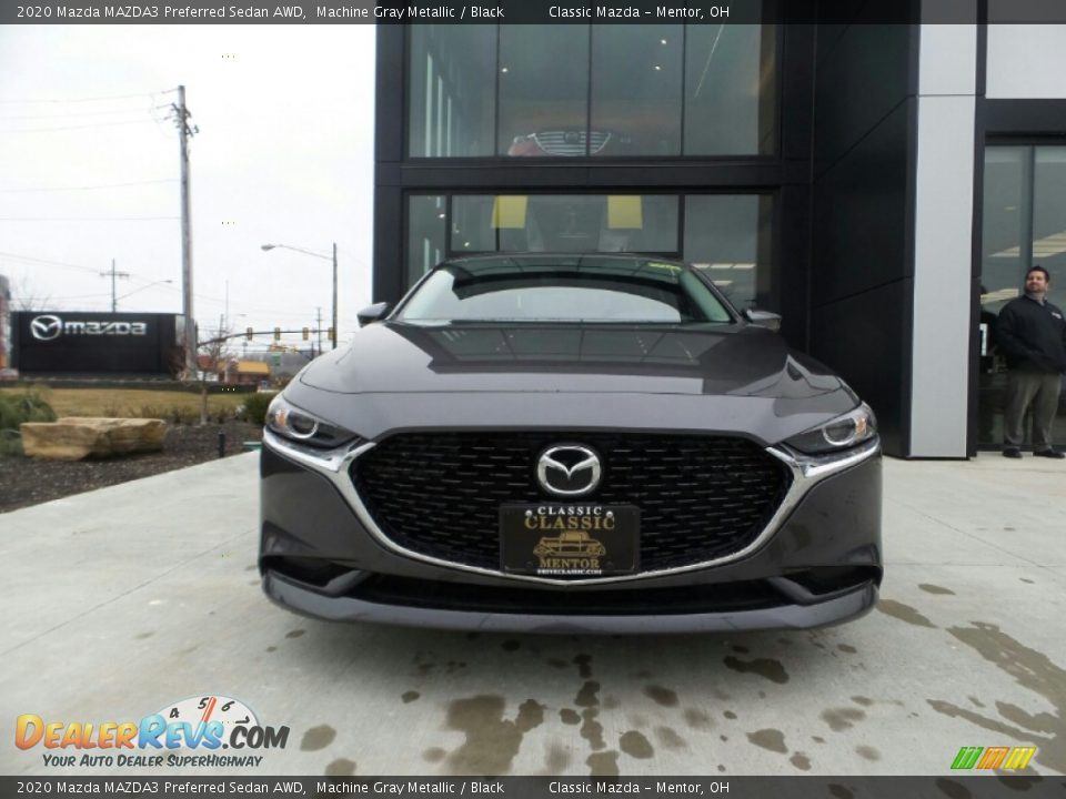 2020 Mazda MAZDA3 Preferred Sedan AWD Machine Gray Metallic / Black Photo #2