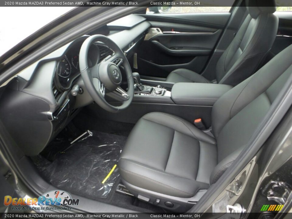 2020 Mazda MAZDA3 Preferred Sedan AWD Machine Gray Metallic / Black Photo #5