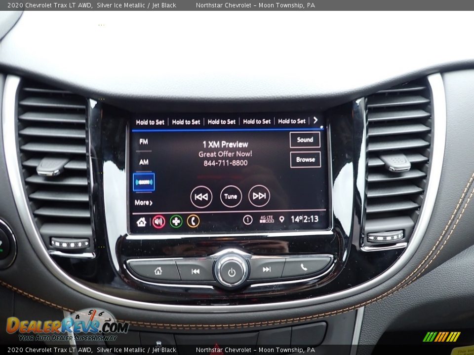 2020 Chevrolet Trax LT AWD Silver Ice Metallic / Jet Black Photo #17