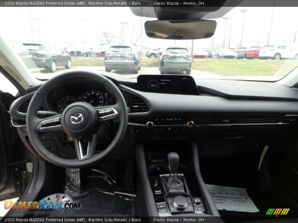 2020 Mazda MAZDA3 Preferred Sedan AWD Machine Gray Metallic / Black Photo #6