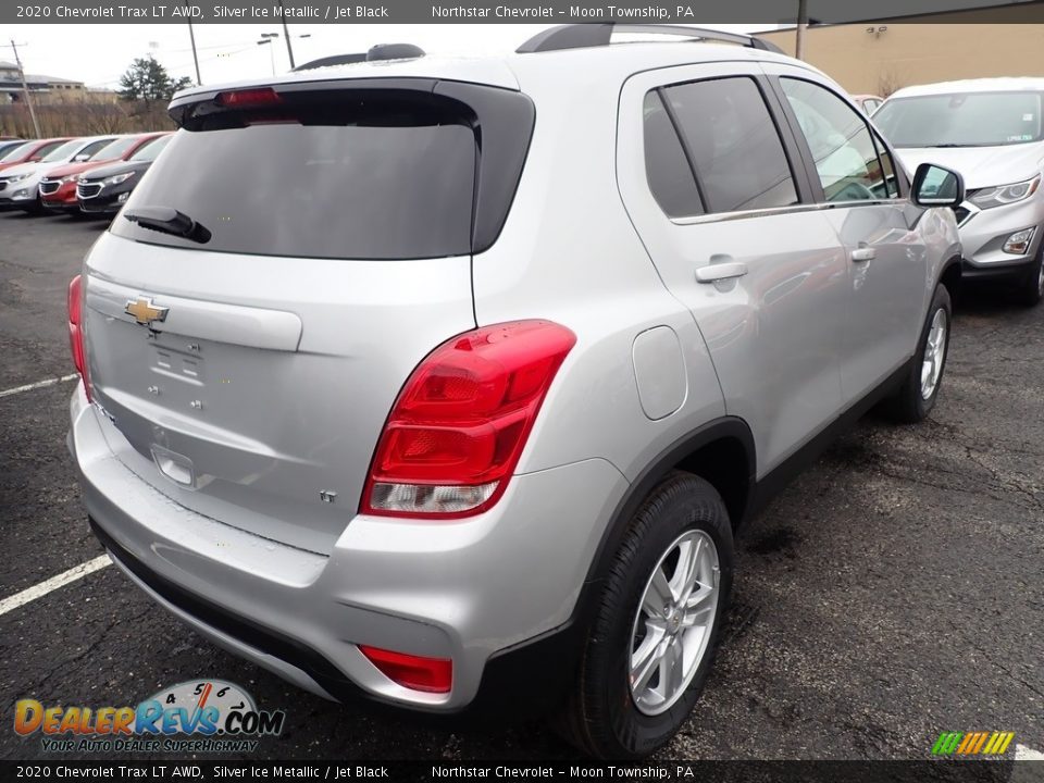 2020 Chevrolet Trax LT AWD Silver Ice Metallic / Jet Black Photo #5