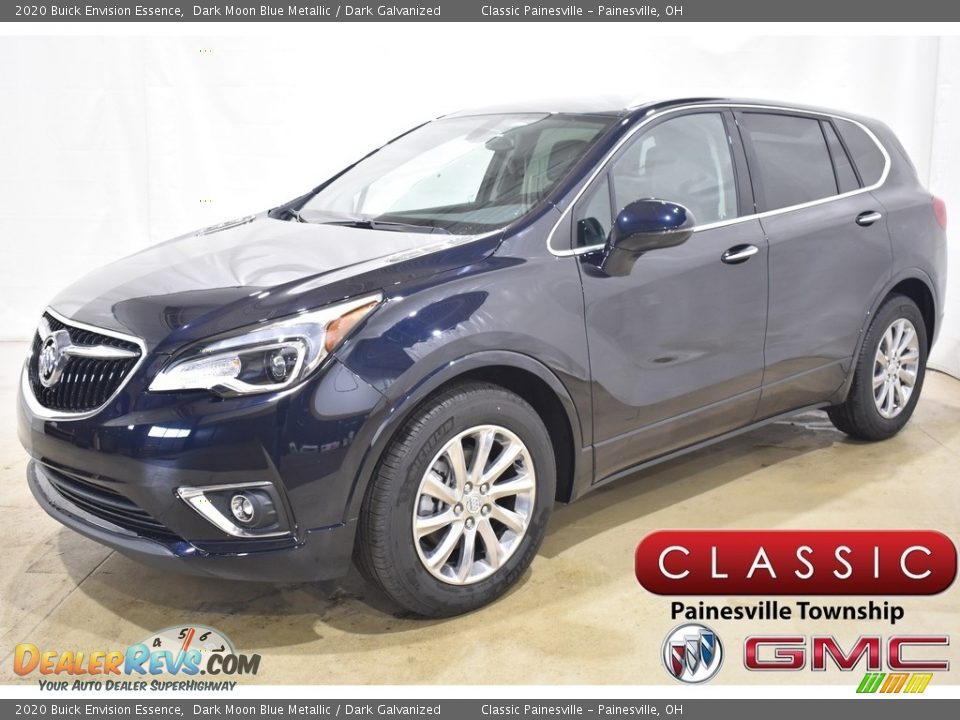 2020 Buick Envision Essence Dark Moon Blue Metallic / Dark Galvanized Photo #1