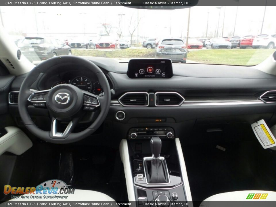 2020 Mazda CX-5 Grand Touring AWD Snowflake White Pearl / Parchment Photo #6