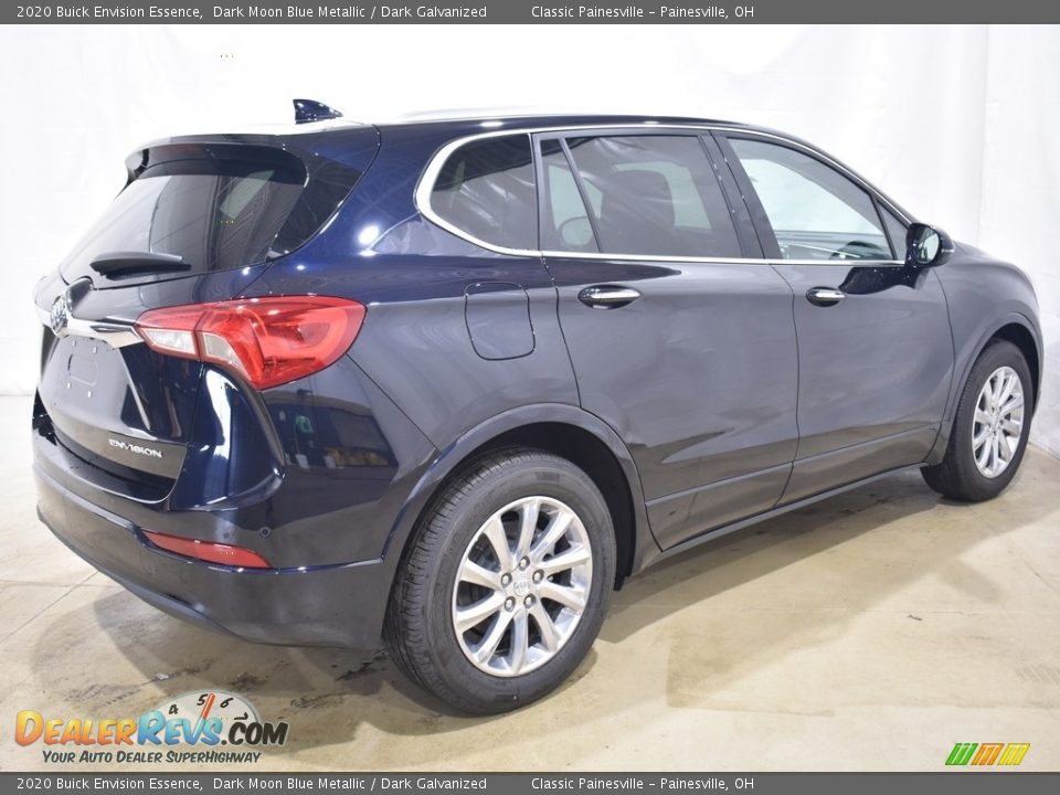 2020 Buick Envision Essence Dark Moon Blue Metallic / Dark Galvanized Photo #6