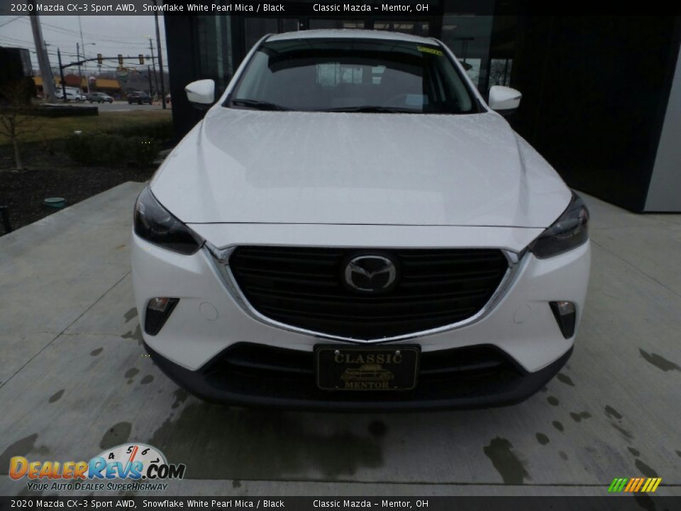 2020 Mazda CX-3 Sport AWD Snowflake White Pearl Mica / Black Photo #2
