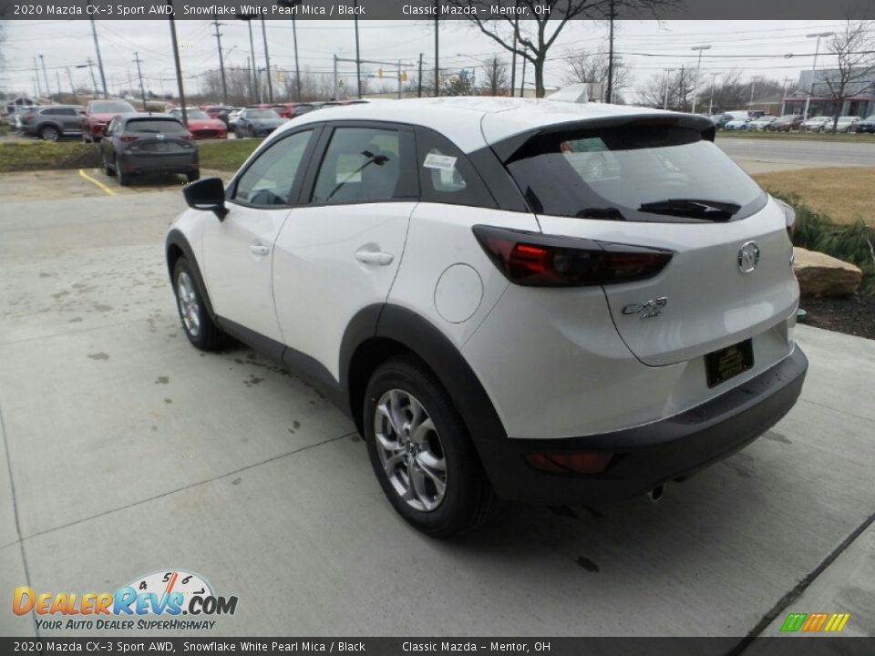 2020 Mazda CX-3 Sport AWD Snowflake White Pearl Mica / Black Photo #4