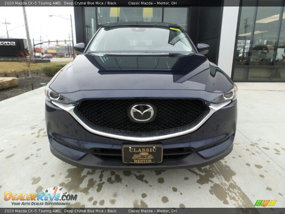 2020 Mazda CX-5 Touring AWD Deep Crystal Blue Mica / Black Photo #3