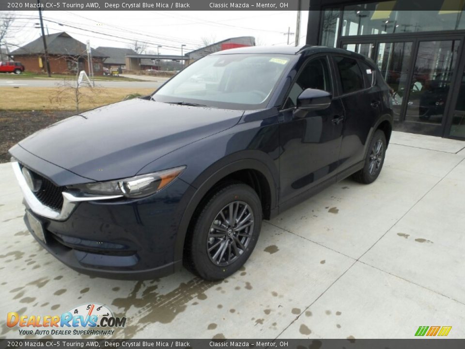 2020 Mazda CX-5 Touring AWD Deep Crystal Blue Mica / Black Photo #4