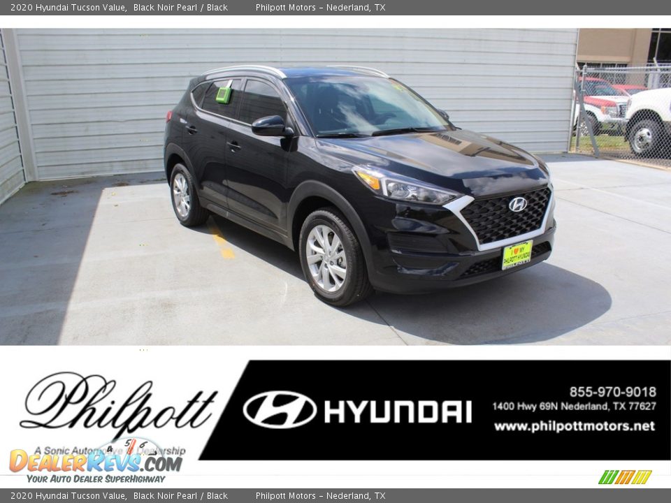 2020 Hyundai Tucson Value Black Noir Pearl / Black Photo #1