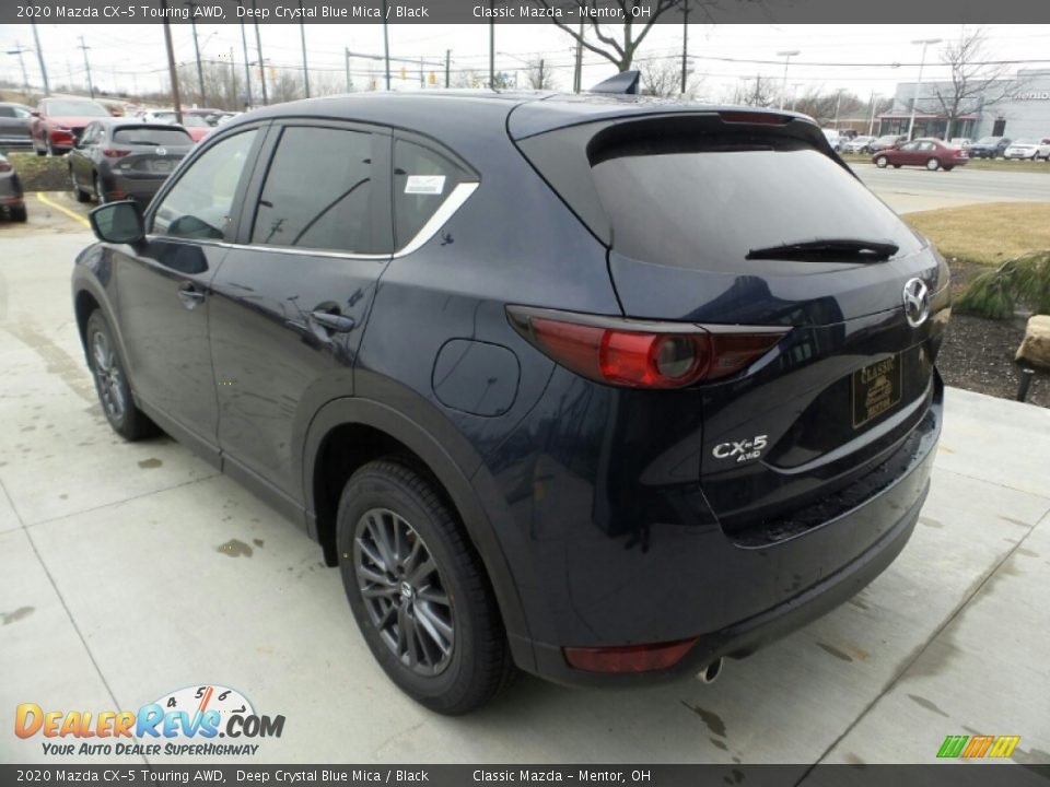 2020 Mazda CX-5 Touring AWD Deep Crystal Blue Mica / Black Photo #5