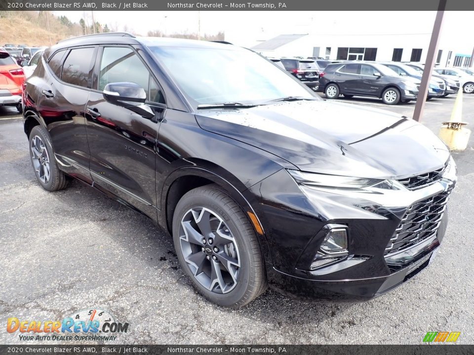 2020 Chevrolet Blazer RS AWD Black / Jet Black Photo #7