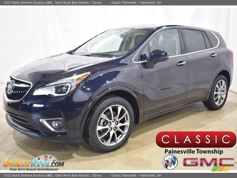 2020 Buick Envision Essence AWD Dark Moon Blue Metallic / Ebony Photo #1