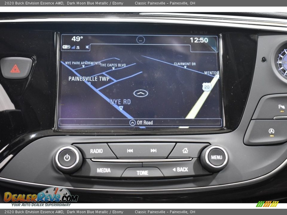 2020 Buick Envision Essence AWD Dark Moon Blue Metallic / Ebony Photo #3