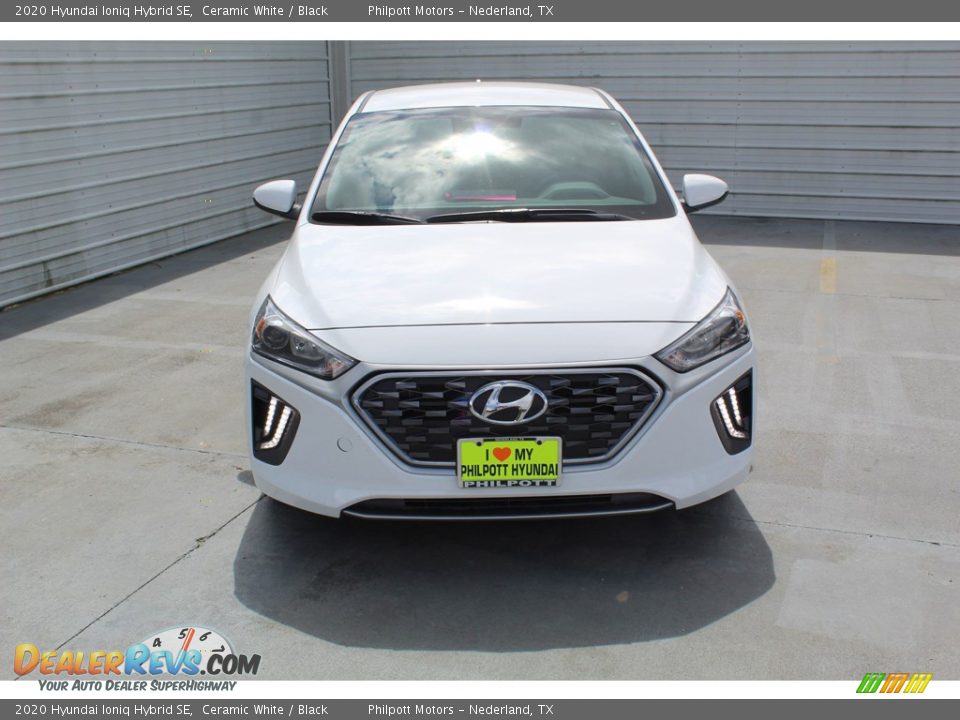 2020 Hyundai Ioniq Hybrid SE Ceramic White / Black Photo #3