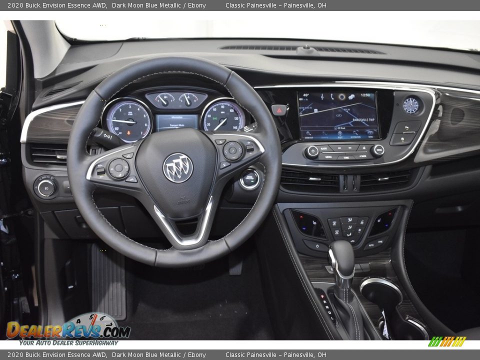 2020 Buick Envision Essence AWD Dark Moon Blue Metallic / Ebony Photo #4