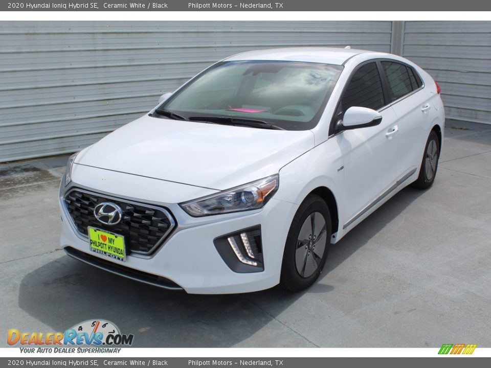 Ceramic White 2020 Hyundai Ioniq Hybrid SE Photo #4