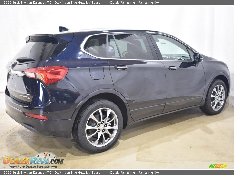 2020 Buick Envision Essence AWD Dark Moon Blue Metallic / Ebony Photo #7