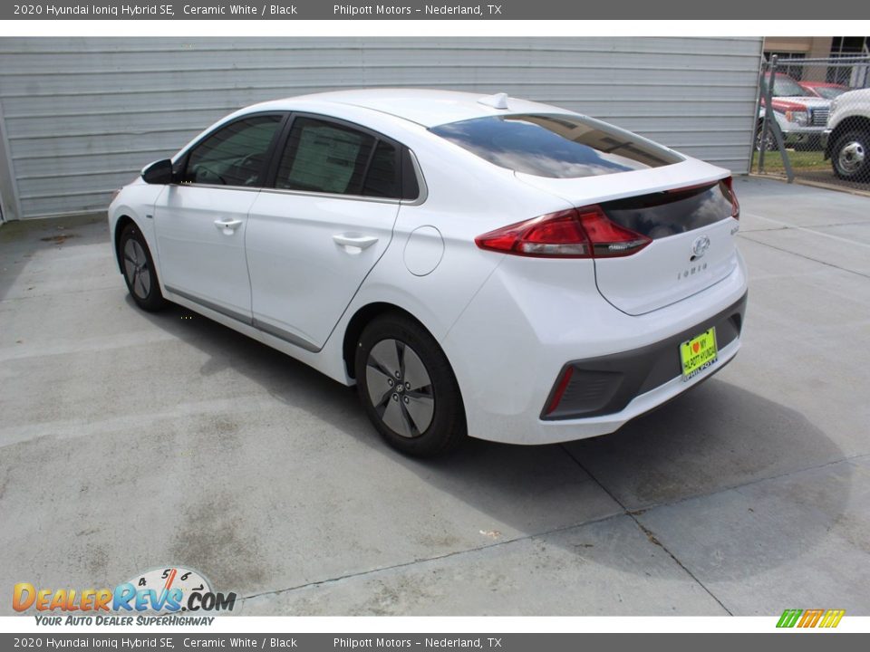 2020 Hyundai Ioniq Hybrid SE Ceramic White / Black Photo #6