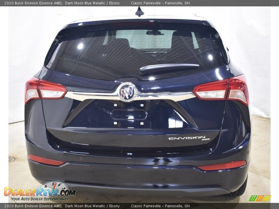 2020 Buick Envision Essence AWD Dark Moon Blue Metallic / Ebony Photo #8