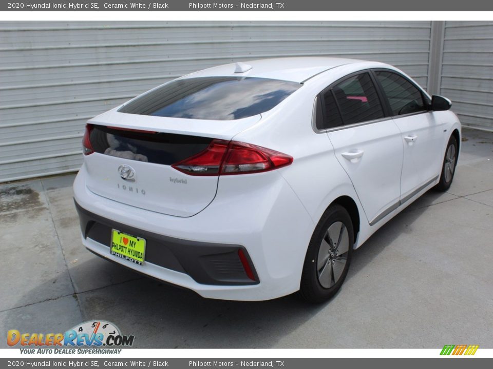 2020 Hyundai Ioniq Hybrid SE Ceramic White / Black Photo #8