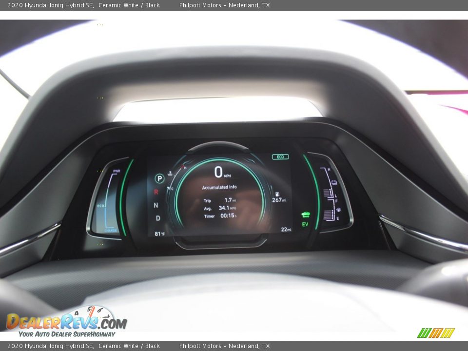 2020 Hyundai Ioniq Hybrid SE Gauges Photo #13