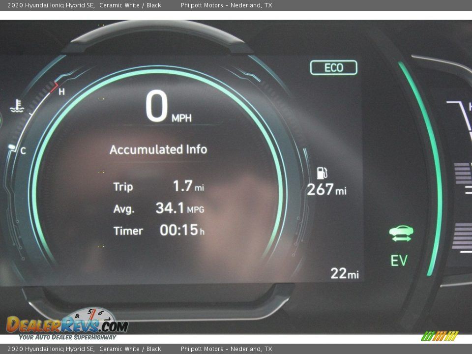 2020 Hyundai Ioniq Hybrid SE Ceramic White / Black Photo #14