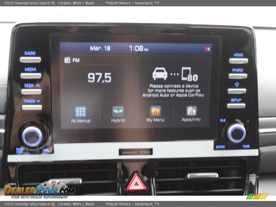 Controls of 2020 Hyundai Ioniq Hybrid SE Photo #15