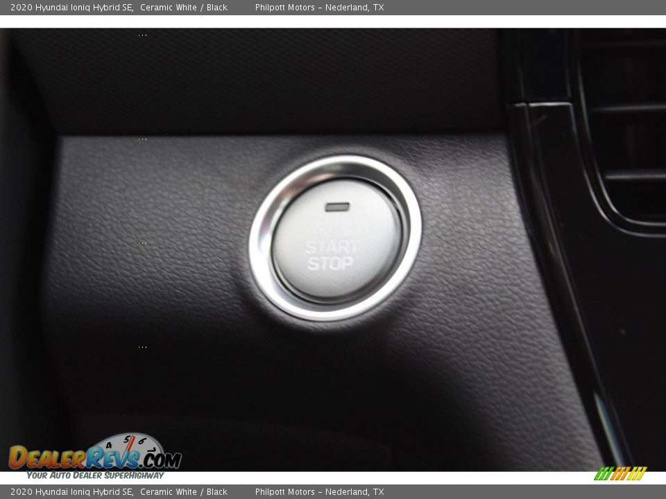 2020 Hyundai Ioniq Hybrid SE Ceramic White / Black Photo #17