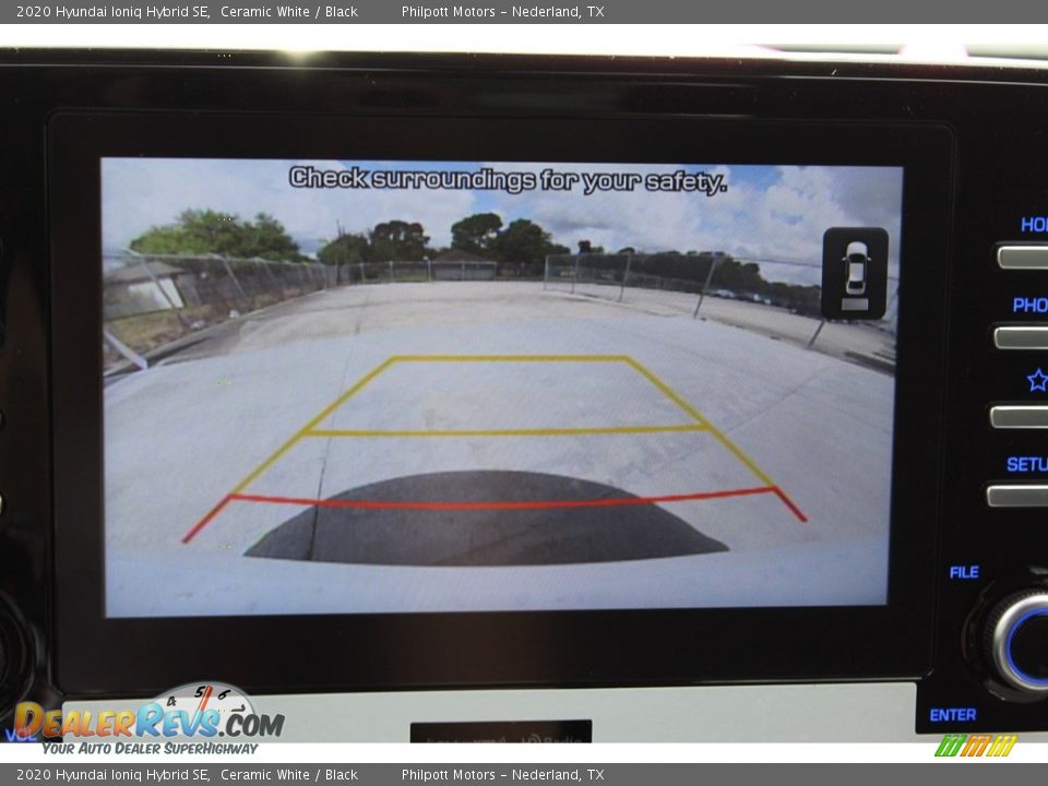 2020 Hyundai Ioniq Hybrid SE Ceramic White / Black Photo #18