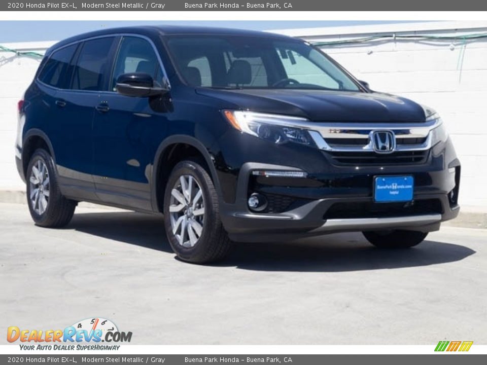2020 Honda Pilot EX-L Modern Steel Metallic / Gray Photo #1