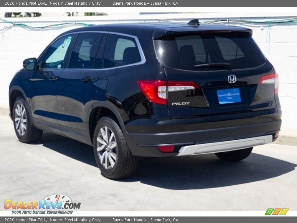 2020 Honda Pilot EX-L Modern Steel Metallic / Gray Photo #2