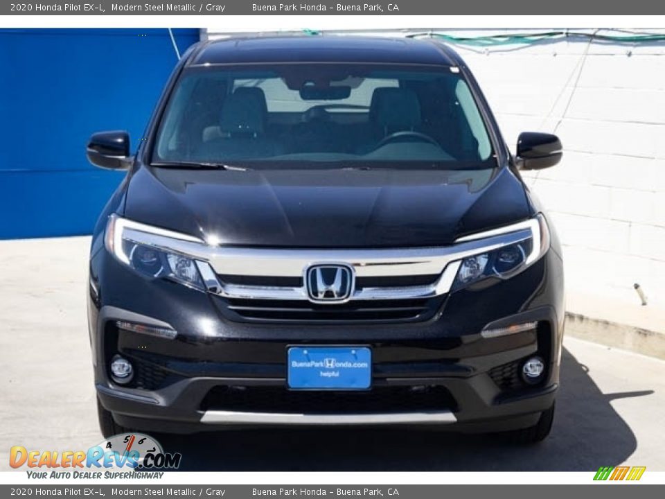 2020 Honda Pilot EX-L Modern Steel Metallic / Gray Photo #3