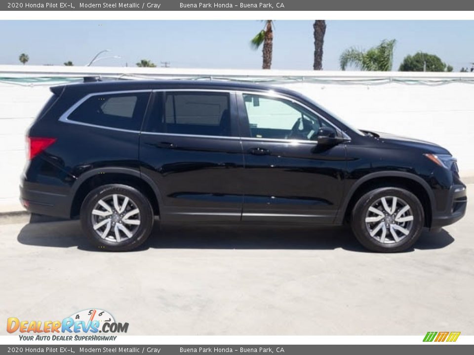 2020 Honda Pilot EX-L Modern Steel Metallic / Gray Photo #9