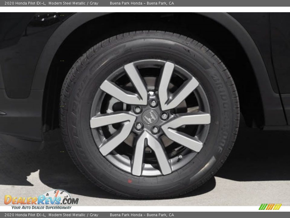 2020 Honda Pilot EX-L Modern Steel Metallic / Gray Photo #13