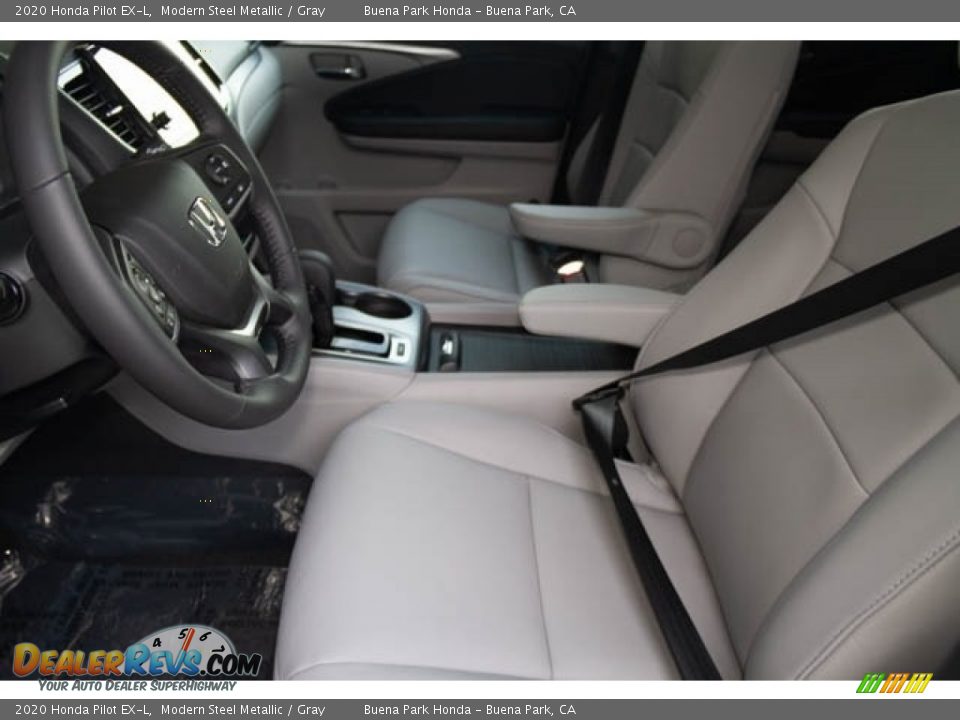 2020 Honda Pilot EX-L Modern Steel Metallic / Gray Photo #16