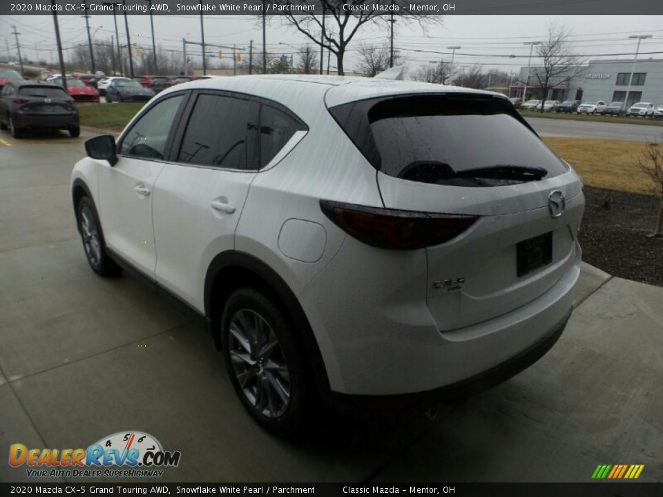 2020 Mazda CX-5 Grand Touring AWD Snowflake White Pearl / Parchment Photo #4