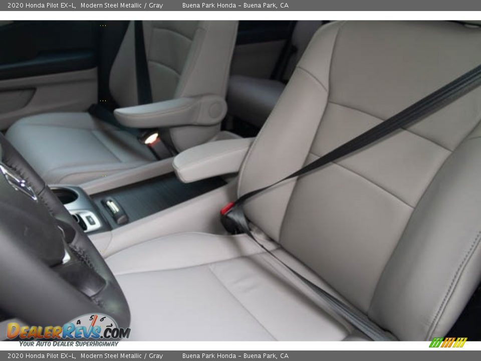 2020 Honda Pilot EX-L Modern Steel Metallic / Gray Photo #25