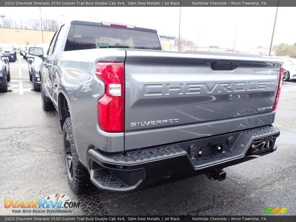 2020 Chevrolet Silverado 1500 Custom Trail Boss Double Cab 4x4 Satin Steel Metallic / Jet Black Photo #3