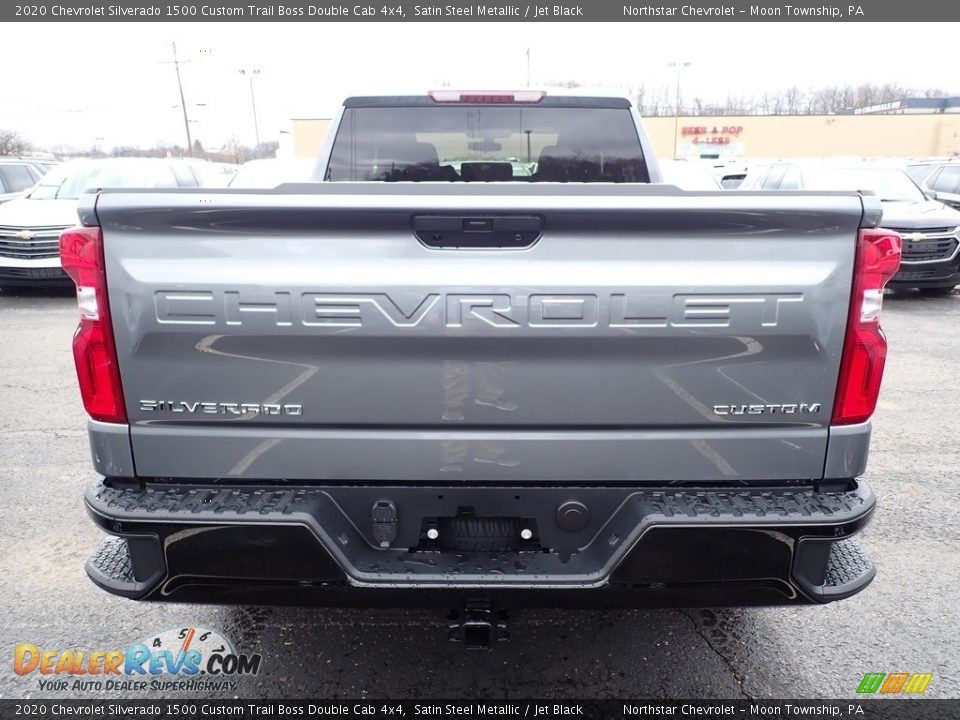 2020 Chevrolet Silverado 1500 Custom Trail Boss Double Cab 4x4 Satin Steel Metallic / Jet Black Photo #4