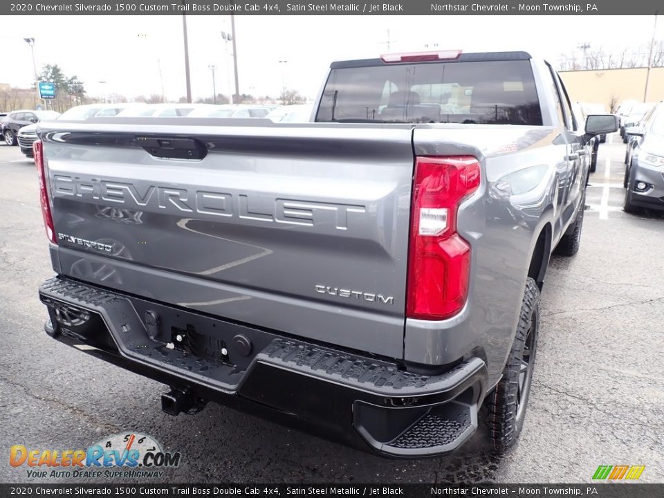 2020 Chevrolet Silverado 1500 Custom Trail Boss Double Cab 4x4 Satin Steel Metallic / Jet Black Photo #5