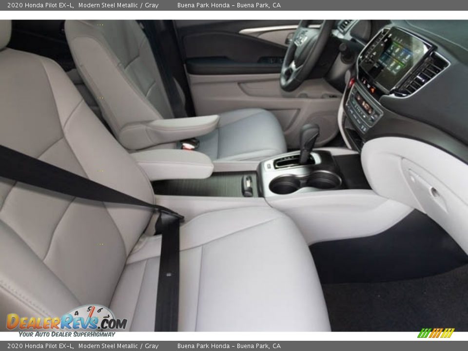 2020 Honda Pilot EX-L Modern Steel Metallic / Gray Photo #33