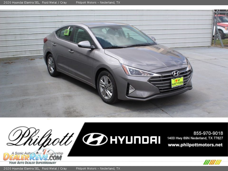 2020 Hyundai Elantra SEL Fluid Metal / Gray Photo #1