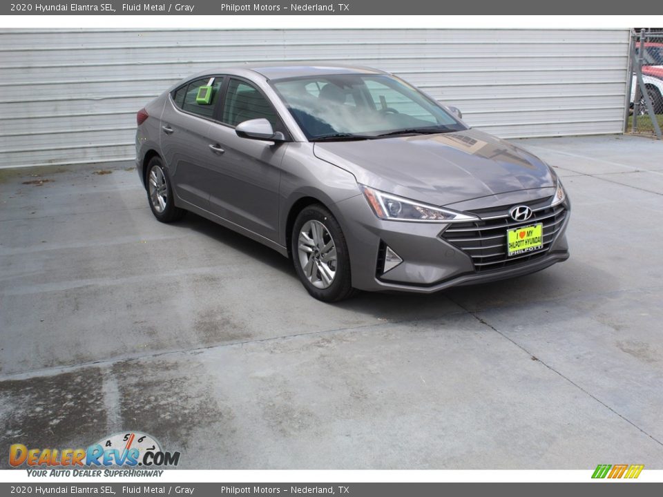 2020 Hyundai Elantra SEL Fluid Metal / Gray Photo #2
