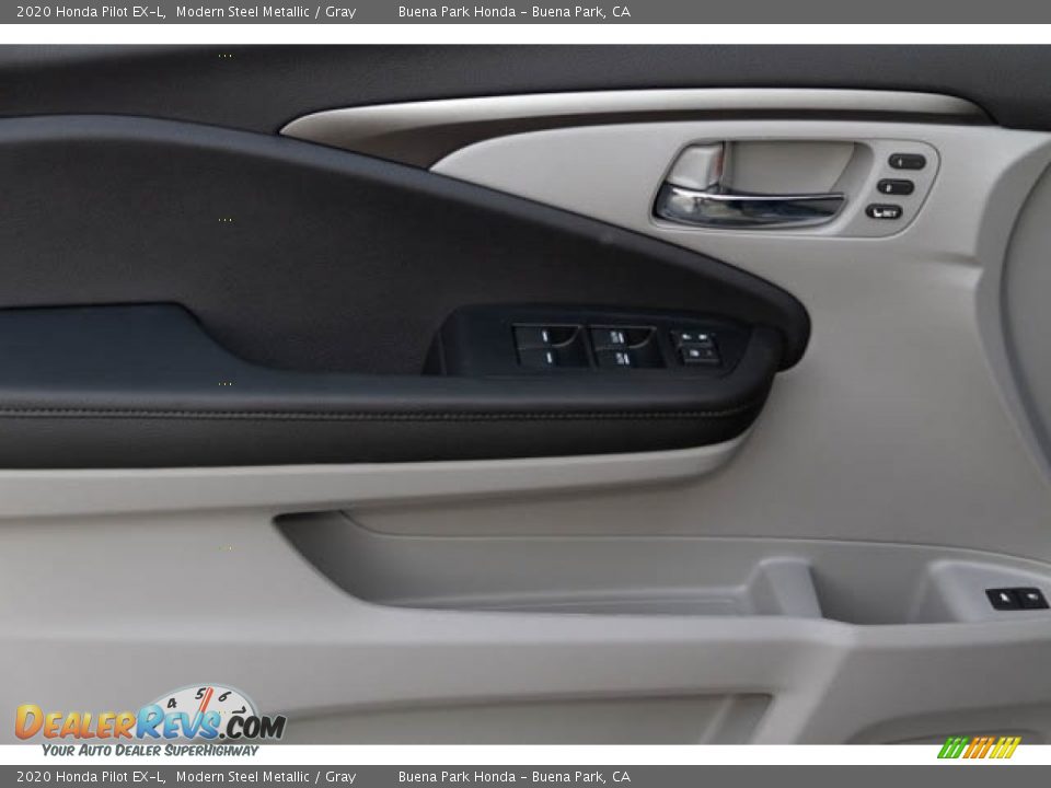 2020 Honda Pilot EX-L Modern Steel Metallic / Gray Photo #36