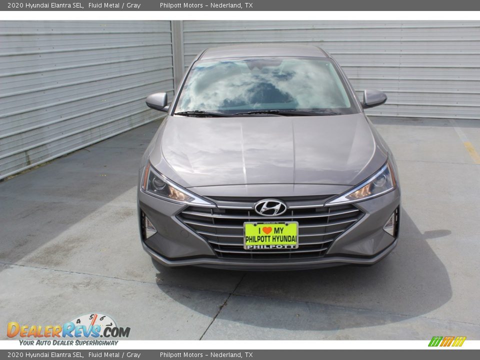 2020 Hyundai Elantra SEL Fluid Metal / Gray Photo #3