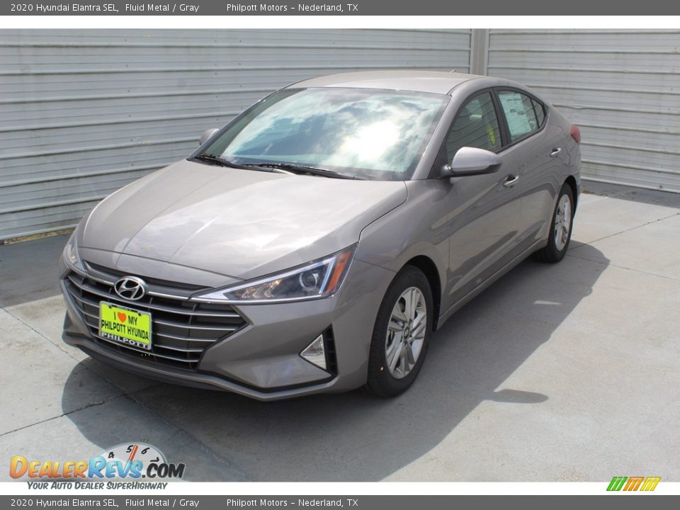 2020 Hyundai Elantra SEL Fluid Metal / Gray Photo #4